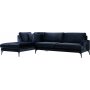 Papira hjrnesofa - Marinebl