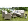 Denver loungest i polyrattan - Naturfarvet
