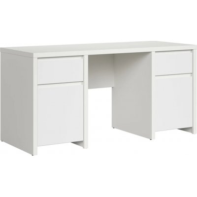Caspian skrivebord 160 x 65 cm - Hvid