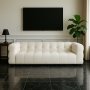 Sofa i boucl - lngde 235 cm