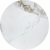 Genesis sofabord 70 cm - Hvid marmor/valnd