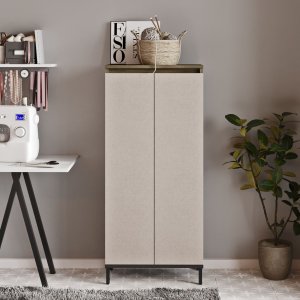 Vogue kabinet 2 - Brun/antracit