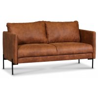 Kingsley 2,5-pers. sofa - Cognac (Eco-læder)