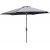 Leeds parasol 300 cm - Sort/Gr
