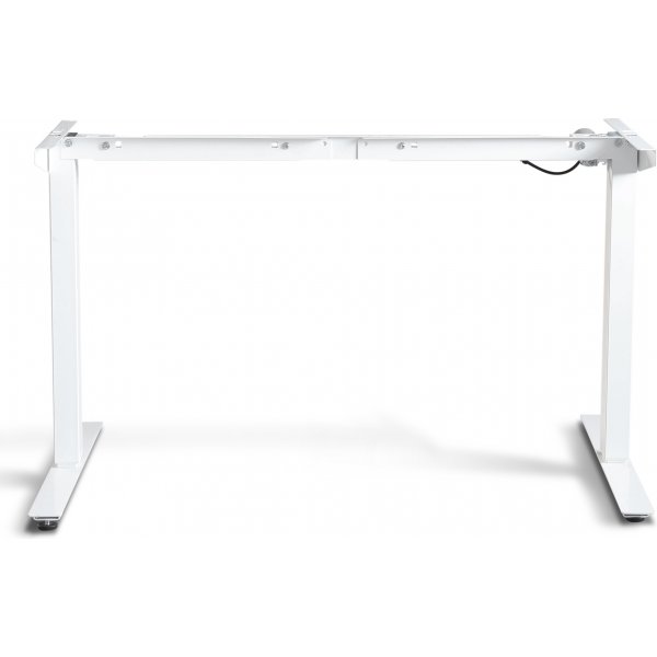 Nedre del til skrivebord med kile justerbar hvid