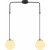 Ozon loftlampe 4436 - Sort/hvid