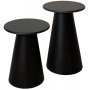 Lance lampebord H58,5 cm - Marmor (sort) / metalplade