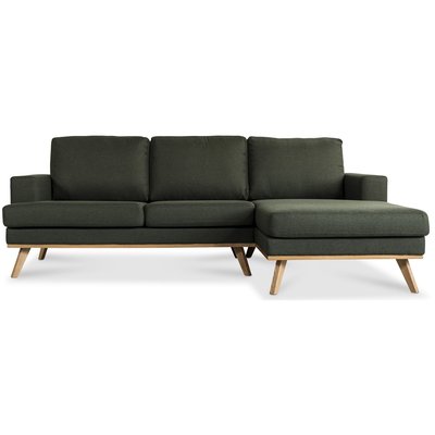 Ventura sofa med ben ende - Mrkegrn - Hjre