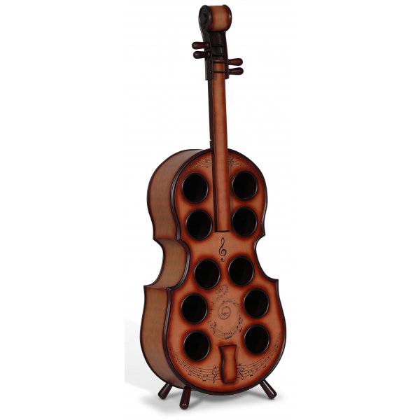 Vinstativ til 10 flasker - Violin (Fiolformat)