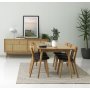 Yuma sknk i olieret eg med rattan detaljer, skydelger