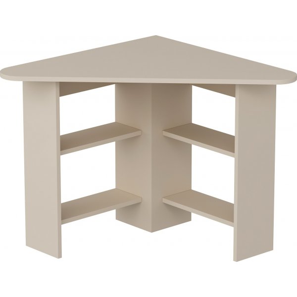 Hjrneskrivebord 80 x 80 cm - Beige