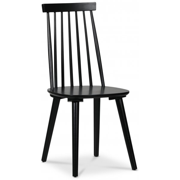 Sort plkstol - Klassisk design