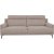 Amsterdam beige 3-personers sofa med hj ryg