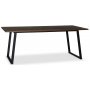 Edge spisebord 190x90 - Brownstained fishbone