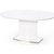 Metro spisebord, kan trkkes ud 120-160 cm - Hvid hjglans/ Krom