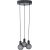 Skyn loftslampe - Sort - 30 cm