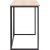 Lissa skrivebord 120 x 50 cm - Safir eg/sort