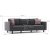 Kale 3-personers sofa - Antracit linned