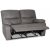 Manhattan 2-personers recliner-sofa - Gr PU + Mbelplejest til tekstiler