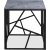 Kosmos sofabord 55 x 55 cm - Gr marmor/sort