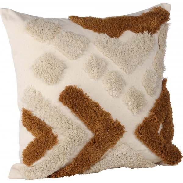 Ada pudebetrk 45 x 45 cm - Brun/hvid