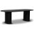 Spisebordsst PiPi ovalt spisebord 240 cm inkl. 6 Stol No18 i bjet tr - Sort + Pletfjerner til mbler