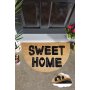 Devet drmtte Beige/sort - 40 x 75 cm