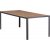 Udendrsbord 205 x 90 cm sort/natur - Copacabana
