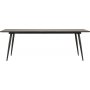 Keholmen spisebord 220 x 100 cm - Sort/Brun
