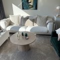 Kundebillede Cone rundt sofabord Ø85 cm - Whitewash