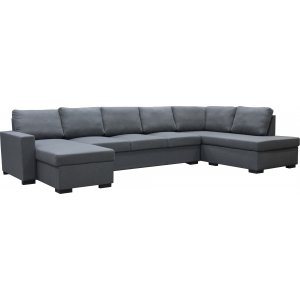 Solna U-sofa XL 364 cm - Venstre + Mbelplejest til tekstiler