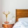 Gevir bordlampe - Valnd/guld