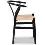 Spisebordsst PiPi ovalt spisebord 240 cm inkl 4 stk. Sunda spisebordsstol - Sortbejdset