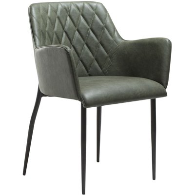 Rombo lænestol - Vintage grøn / sort