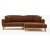 Reims divan sofa hjre - Brun