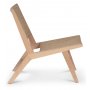 Porto Svea lounge-lnestol - Natur/rattan