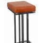 Calil barstol vintage - brunt lder