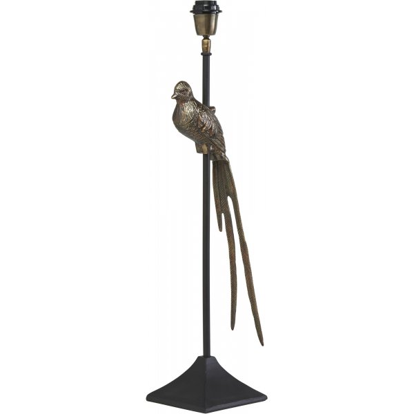 Birdie lampefod - Sort/messing - 70 cm