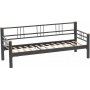 Kappis 3-personers udendrs sofa - Sort/fume