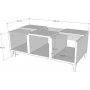 Vostok sofabord 100 x 50 cm - Hvid