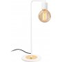 Harput bordlampe - Hvid/guld