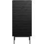 Soma slim kommode med 5 skuffer - Sort