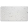 Terrazzo sofabord 75x75cm - Bianco Terrazzo & understel sort